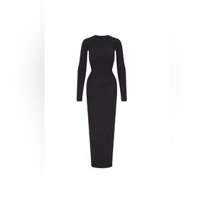 *RARE* SKIMS Black Long Sleeve Bodycon Dress